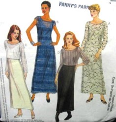 2975 EZ DRESS, OVERDRESS, SLEEVES OR NOT PATTERN 6-22